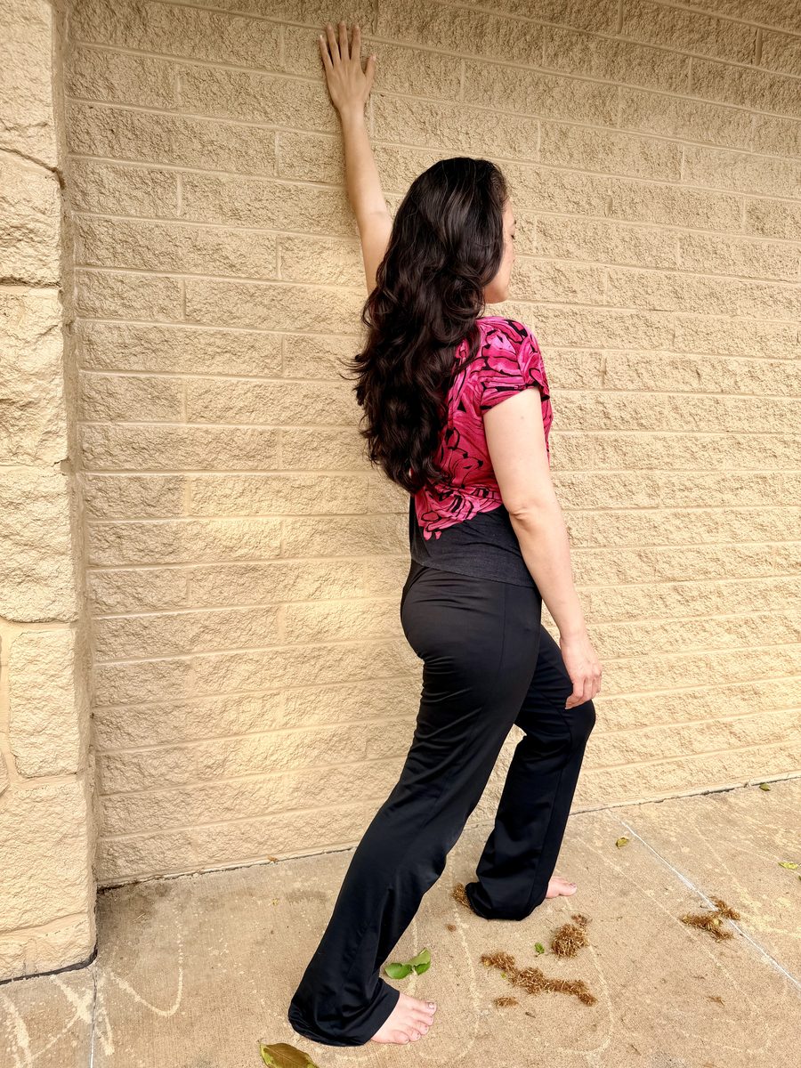 Pectoral stretch — High position
